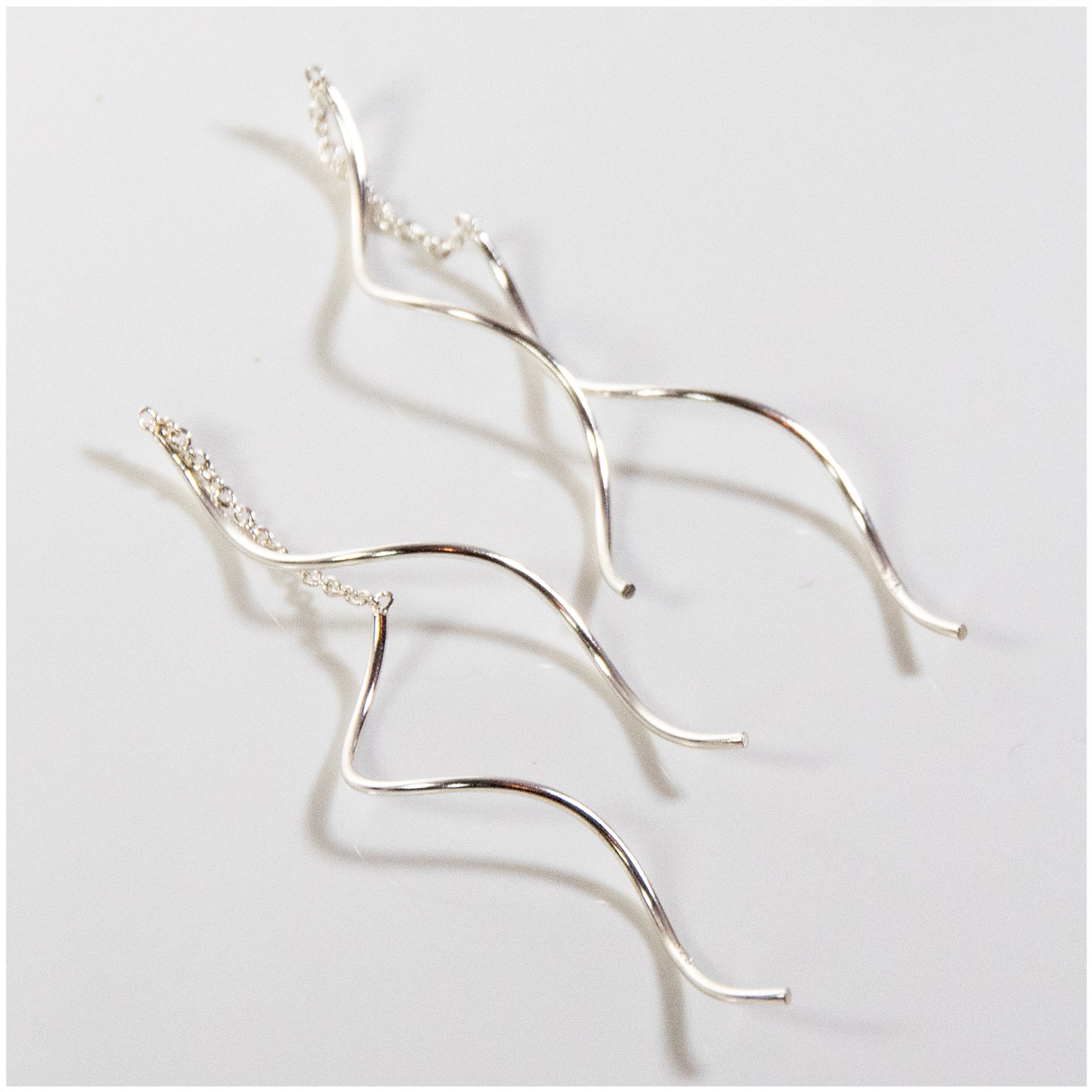 EL059 - Sterling Silver Threader Earrings