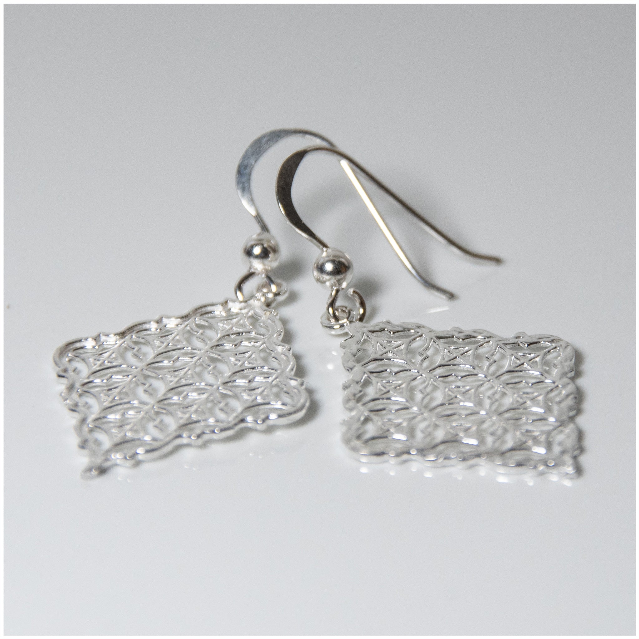 EL029 - Sterling Silver Hook Earrings