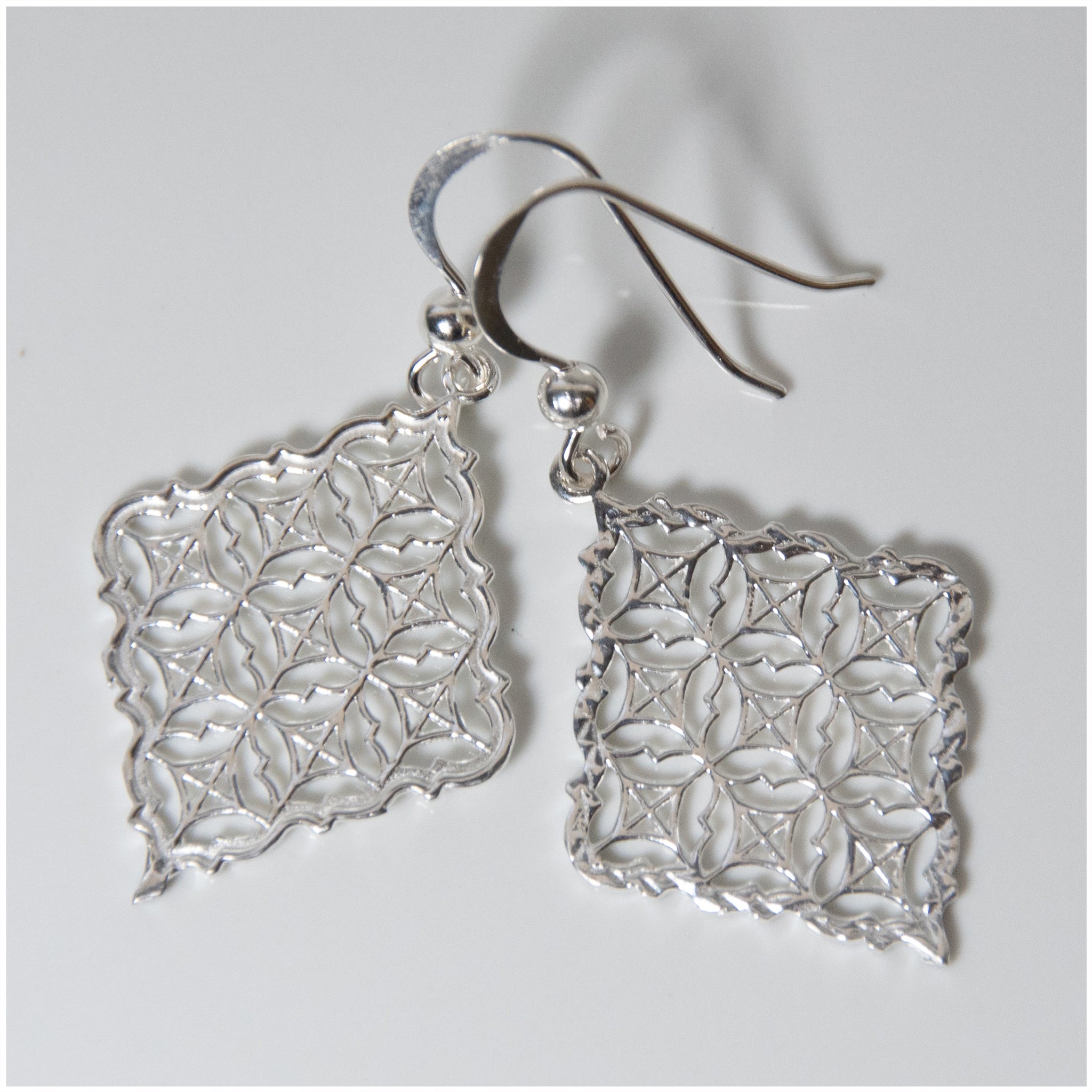 EL029 - Sterling Silver Hook Earrings