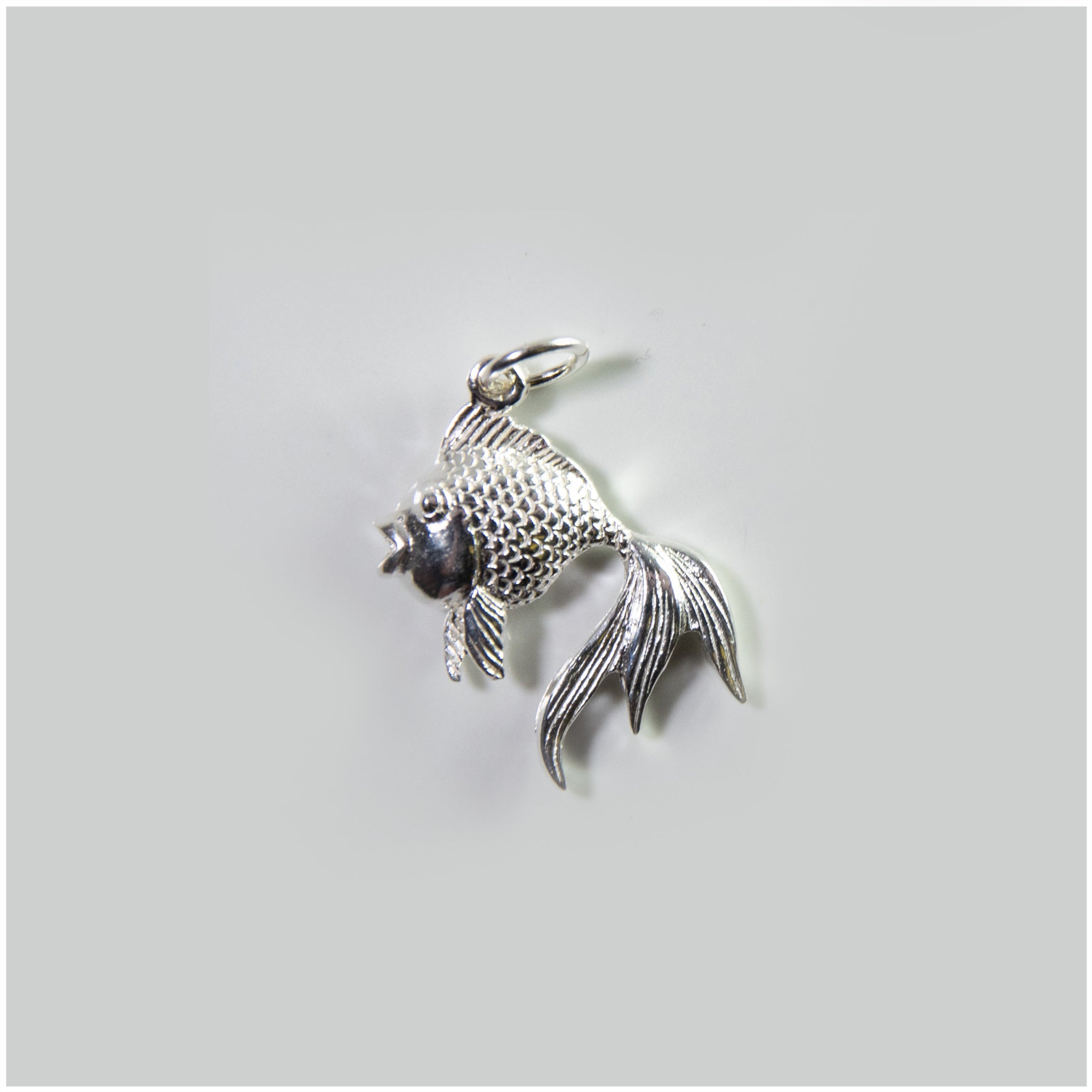 PS004 - Sterling Silver Fish Pendant