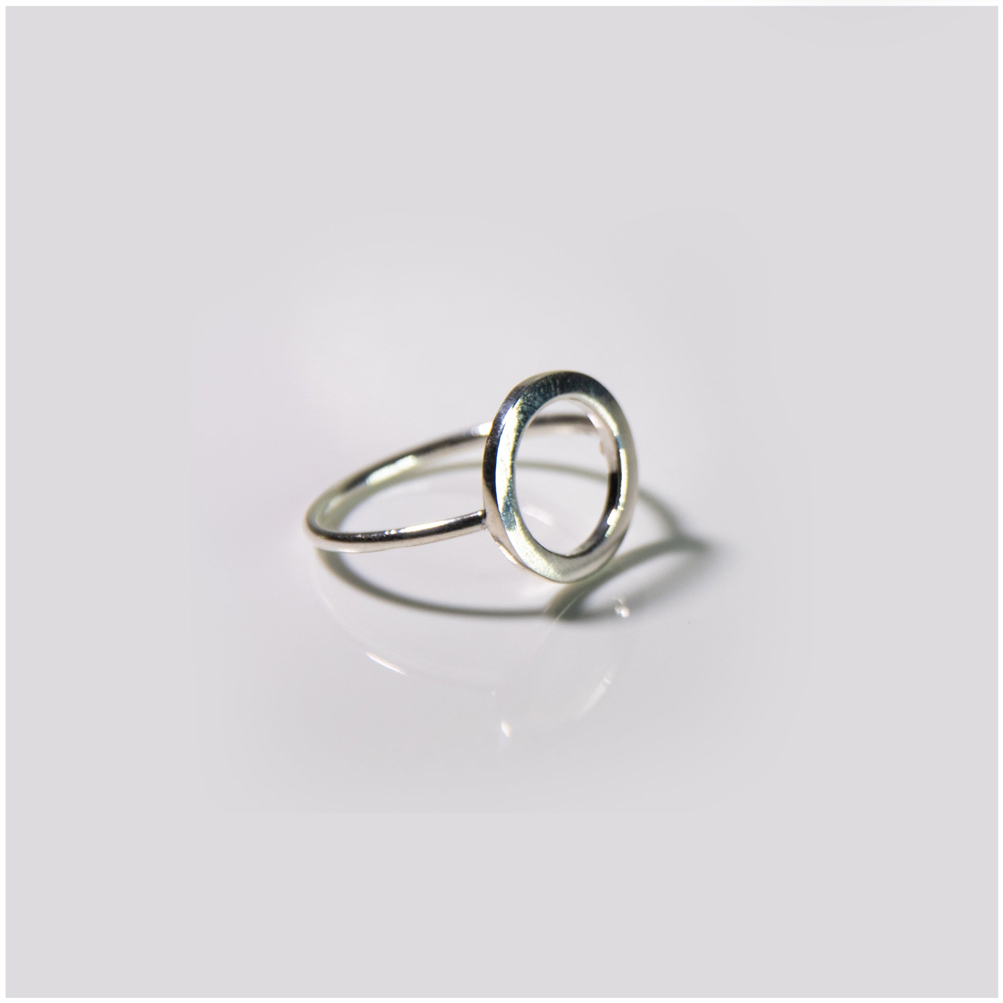 R041 - Sterling Silver Circle Ring