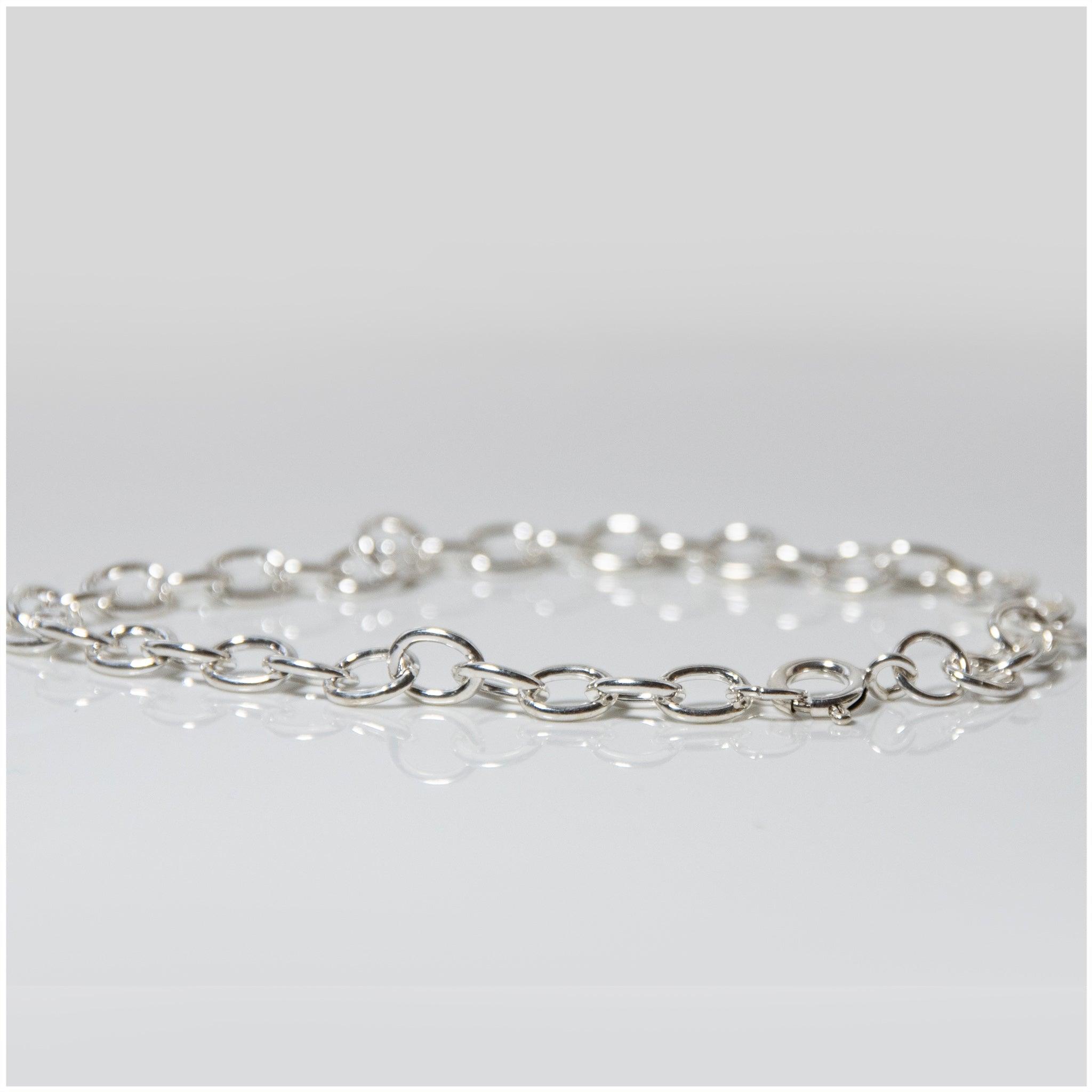 B003 - Sterling Silver Charm Bracelet