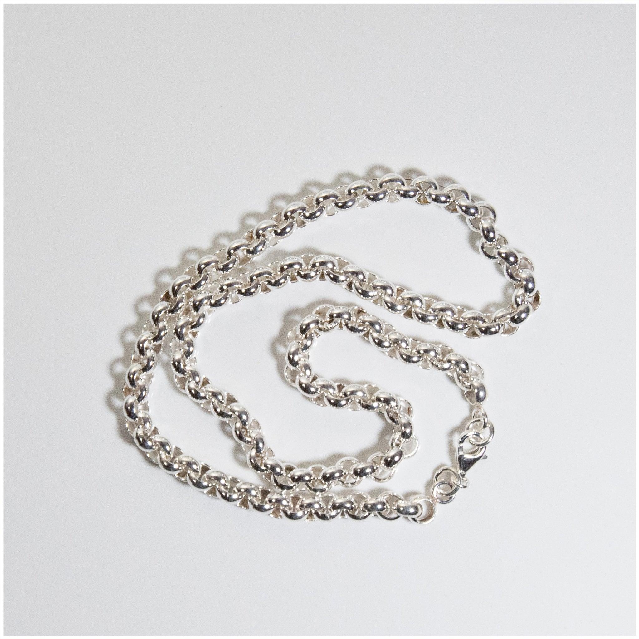 C028 - Sterling Silver Rolo Chain