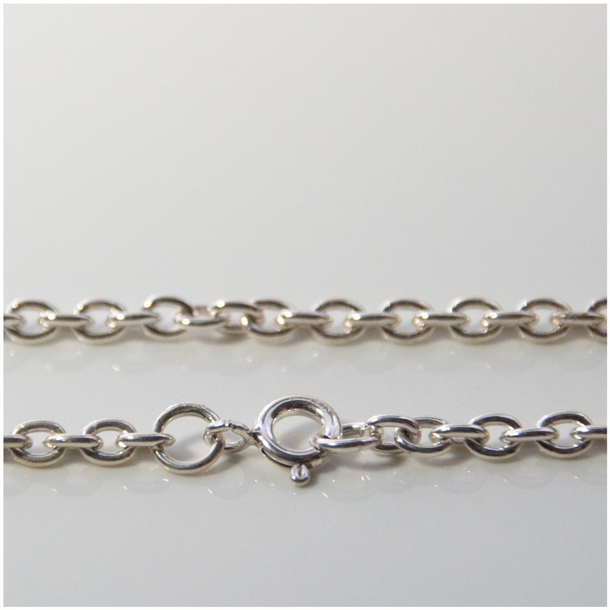 C022 - Sterling Silver Rolo Chain