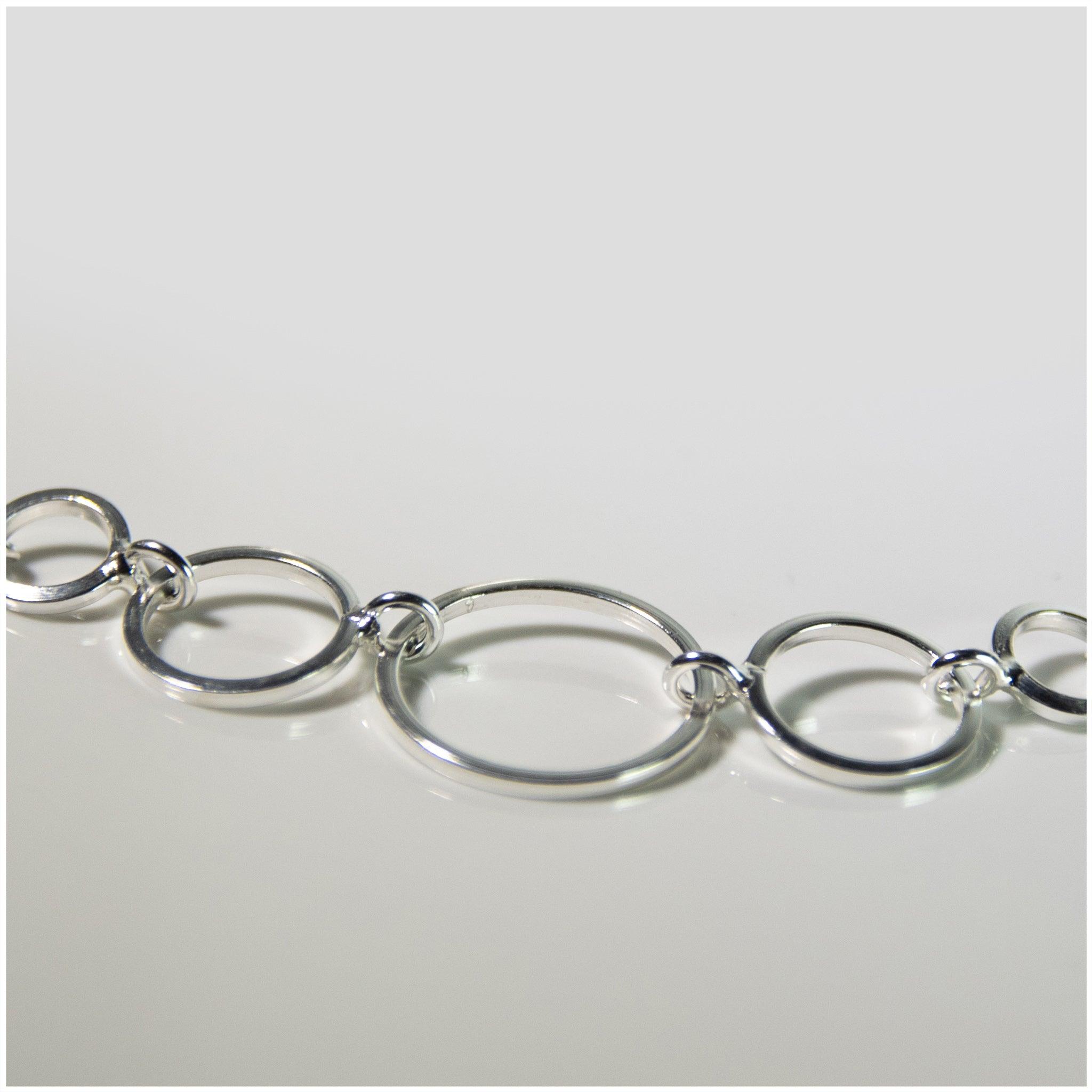 CP008 - Sterling Silver Circle Necklace