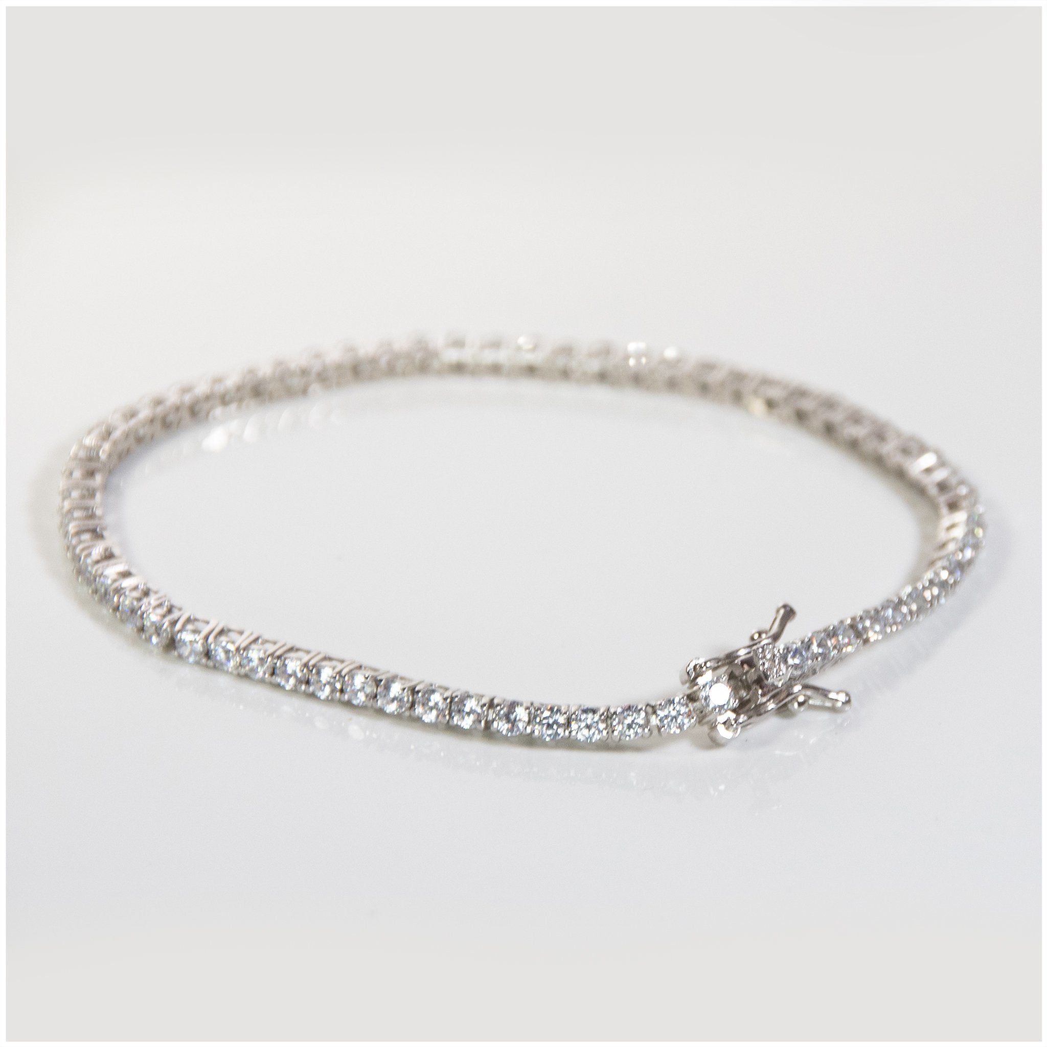 SB004 - Sterling Silver Tennis Bracelet