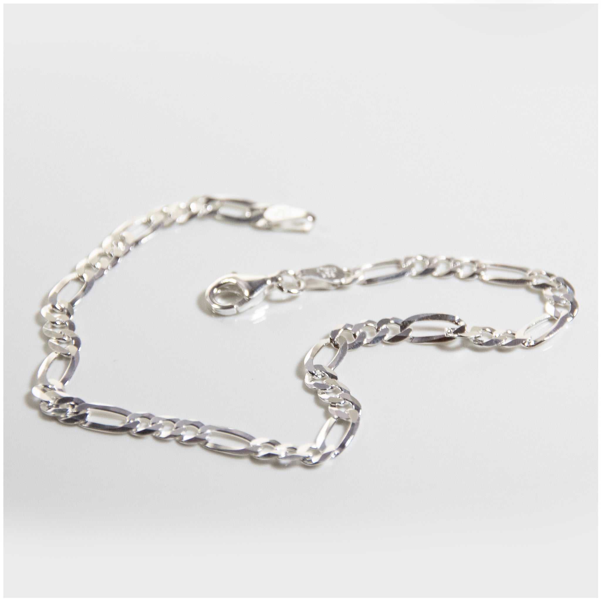 SB005 - Sterling Silver Figaro Bracelet